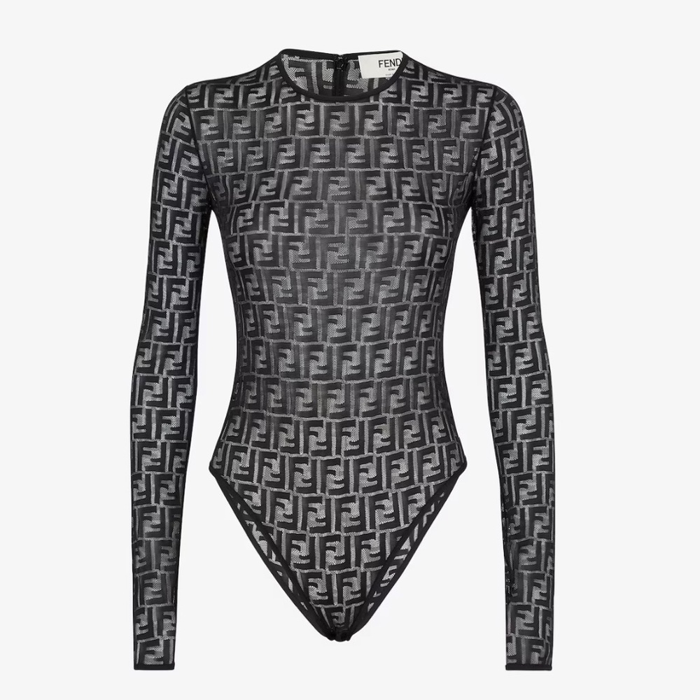 Fendi Body Black Lace Size Large